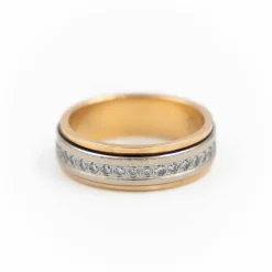 Bague Alliance Or rose Diamant