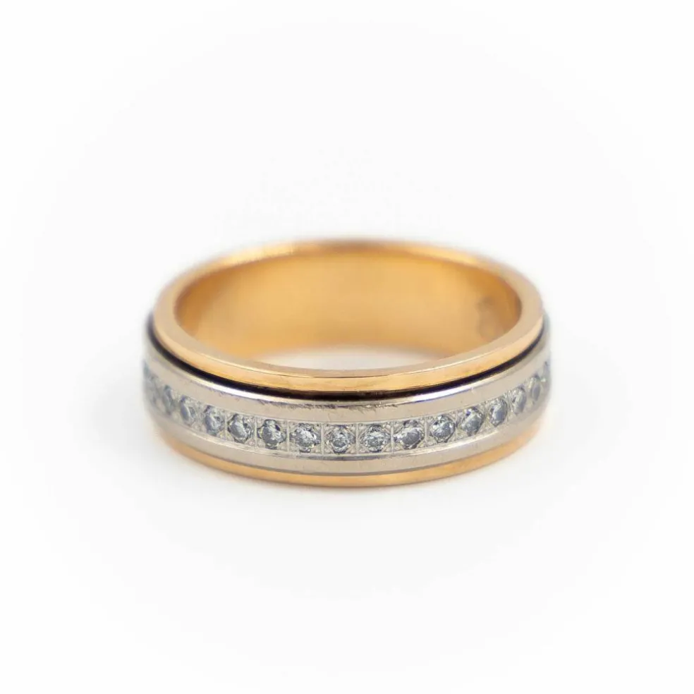 Bague Alliance Or rose Diamant
