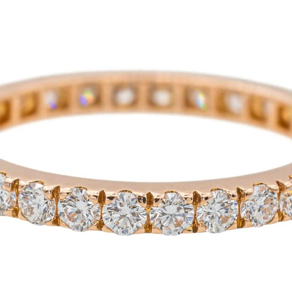 Bague Alliance Or rose Diamant