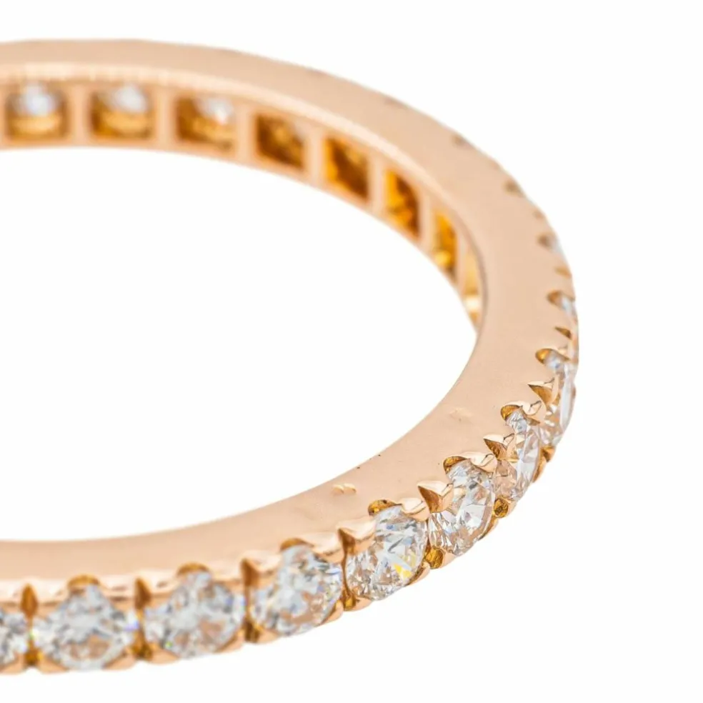 Bague Alliance Or rose Diamant