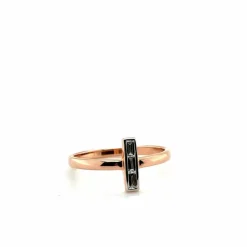Bague Alliance Or Rose et Diamants