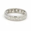 Bague Alliance Platine Diamant