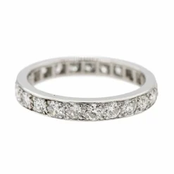 Bague Alliance Platine Diamant