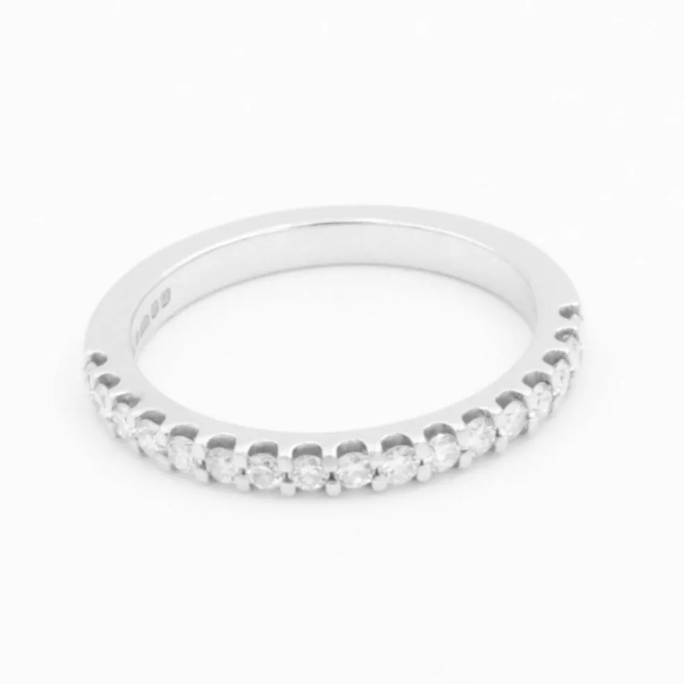 Bague Alliance Platine Diamant
