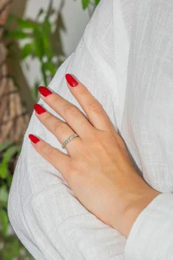 Bague Alliance Platine Diamant