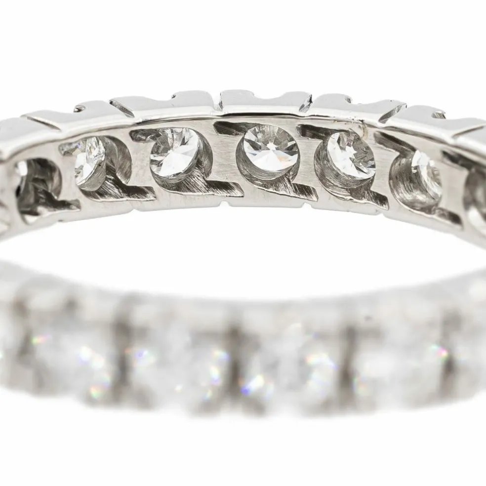 Bague Alliance Platine Diamant