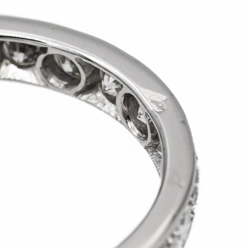 Bague Alliance Platine Diamant