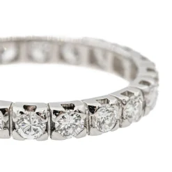 Bague Alliance Platine Diamant