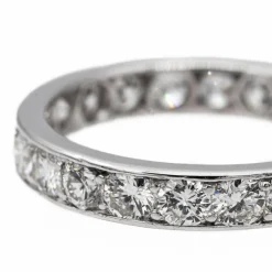 Bague Alliance Platine Diamant