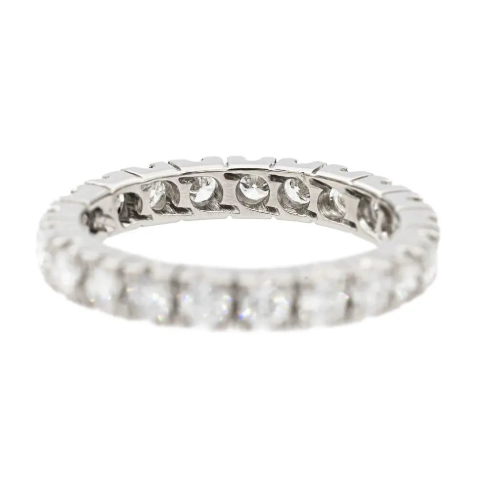 Bague Alliance Platine Diamant