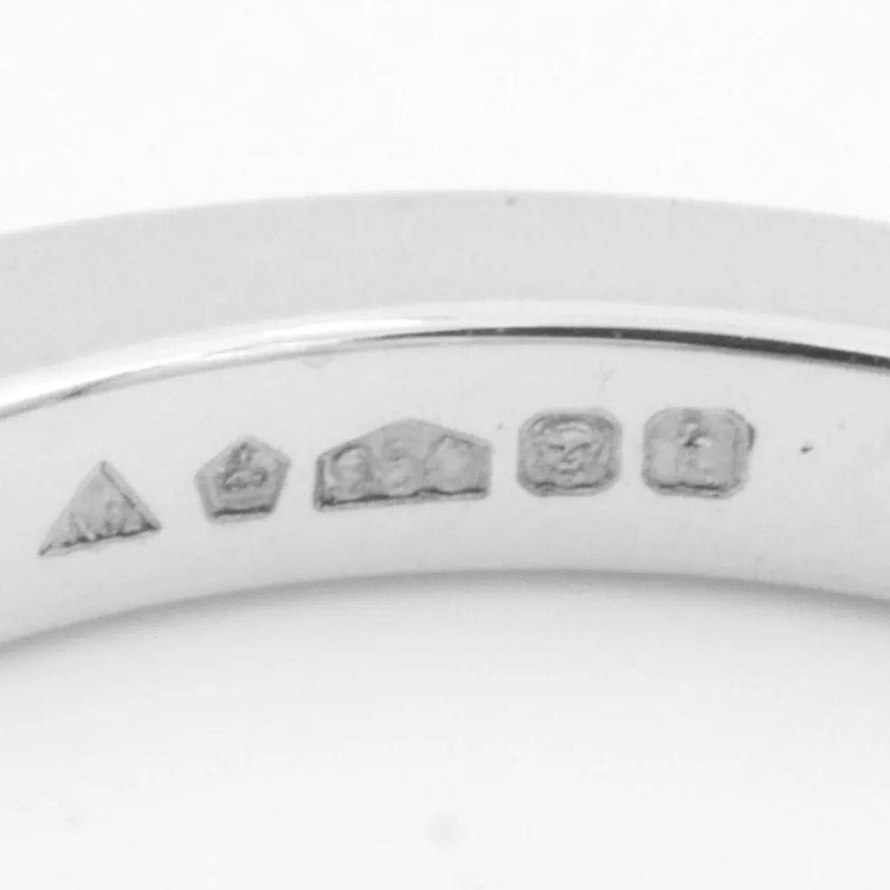 Bague Alliance Platine Diamant