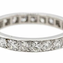 Bague Alliance Platine Diamant