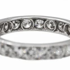 Bague Alliance Platine Diamant