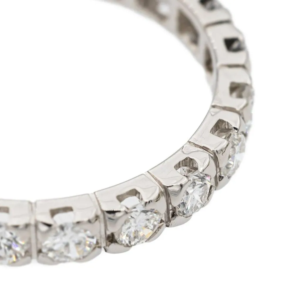 Bague Alliance Platine Diamant