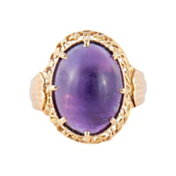 Bague Améthyste cabochon