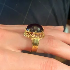 Bague Améthyste cabochon