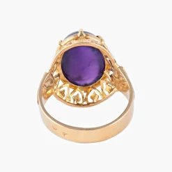 Bague Améthyste cabochon