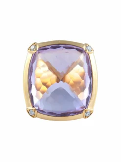 Bague Améthyste et Diamants