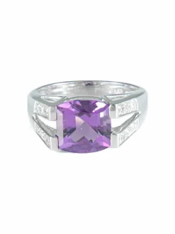 Bague Améthyste et Diamants