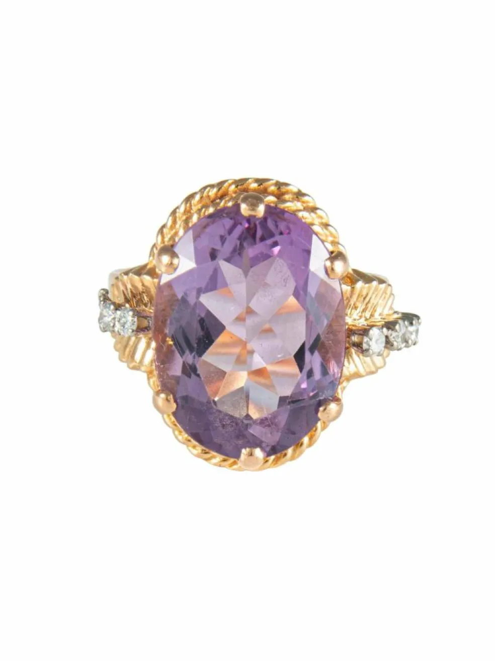 Bague Améthyste et Diamants