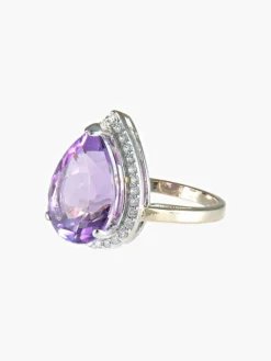 Bague Améthyste et Diamants