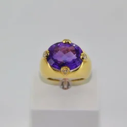 Bague Améthyste et Diamants