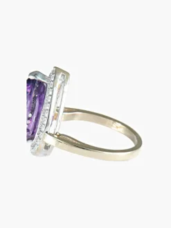 Bague Améthyste et Diamants