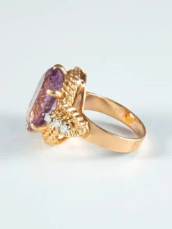 Bague Améthyste et Diamants