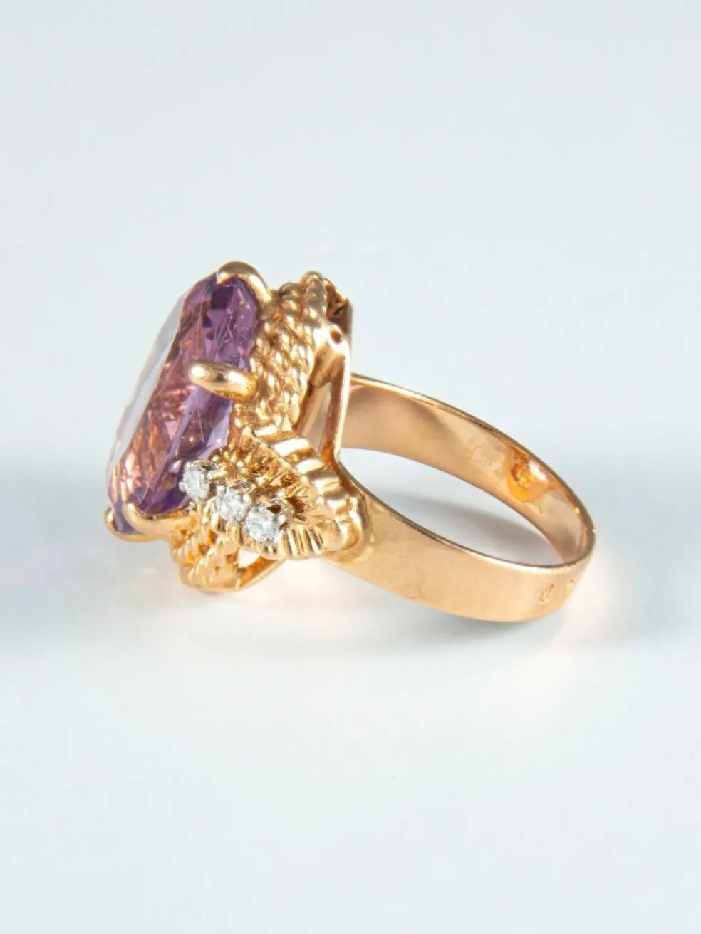 Bague Améthyste et Diamants