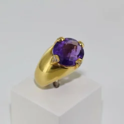Bague Améthyste et Diamants