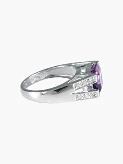 Bague Améthyste et Diamants