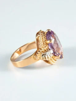 Bague Améthyste et Diamants