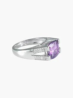 Bague Améthyste et Diamants