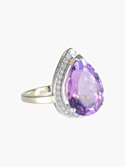 Bague Améthyste et Diamants