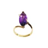 Bague Améthyste et or rose