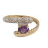 Bague améthyste or jaune