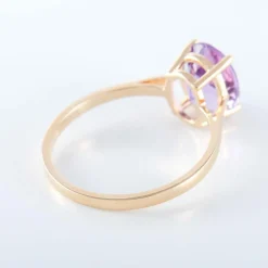Bague Améthyste ovale