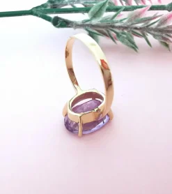 Bague Améthyste Ovale