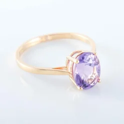 Bague Améthyste ovale