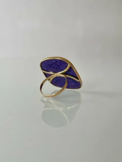 Bague Améthyste Plate