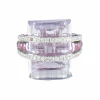 Bague Améthyste Spinelles et Diamants