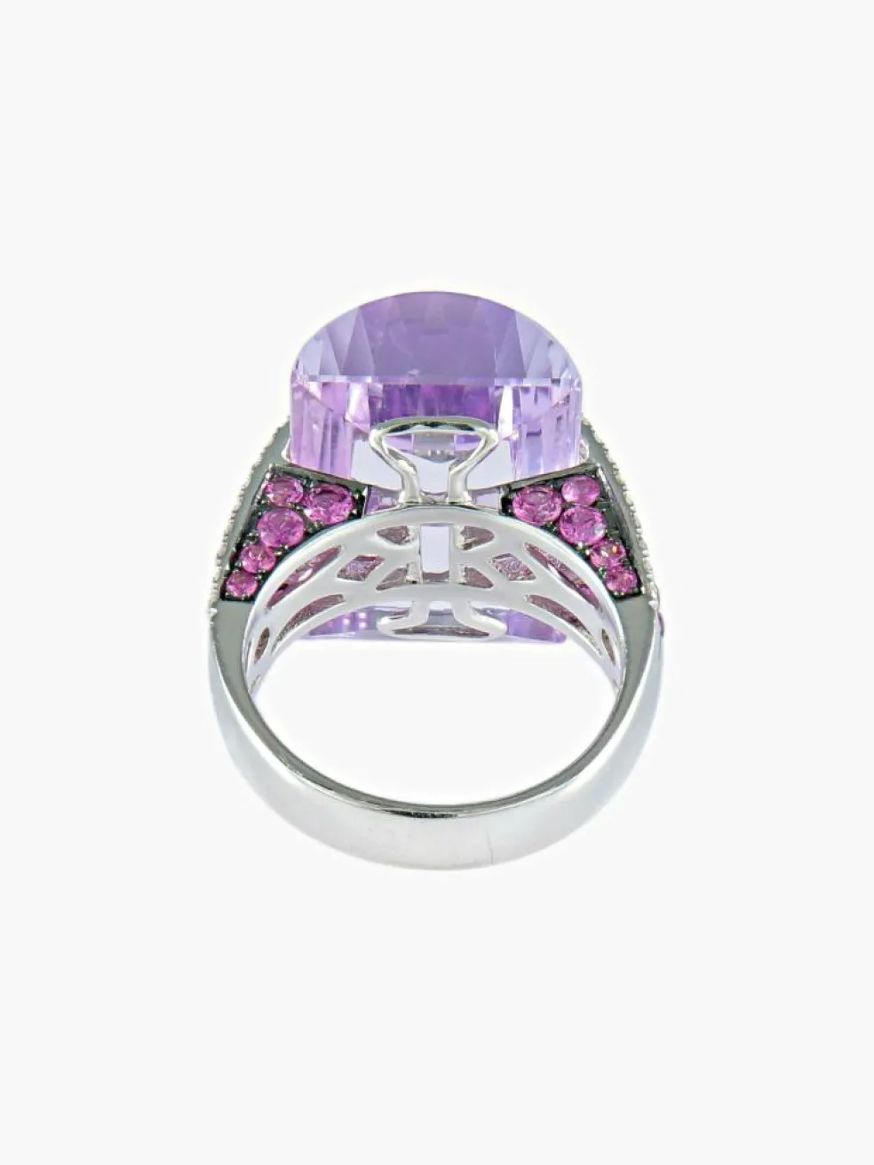 Bague Améthyste Spinelles et Diamants