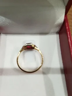 Bague Ancienne 2 ors Diamants