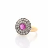 Bague ancienne 1900 rubis et diamants