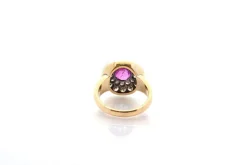 Bague ancienne 1900 rubis et diamants