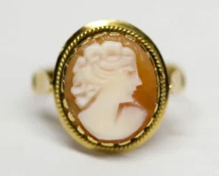 Bague Ancienne Camée Or Jaune