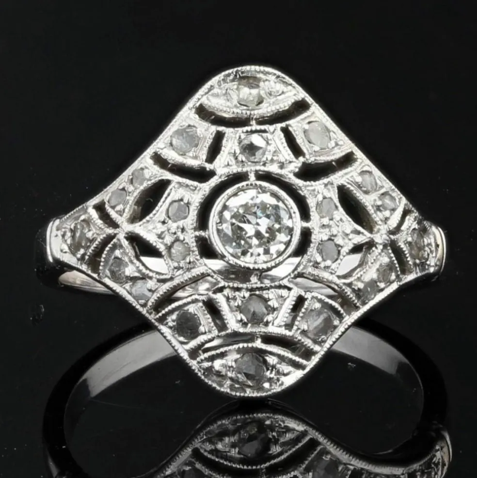 Bague ancienne diamants