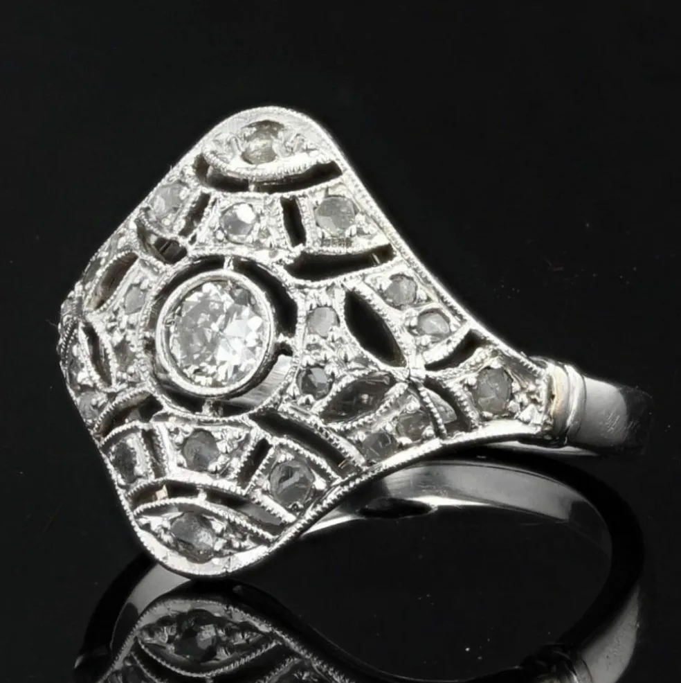 Bague ancienne diamants