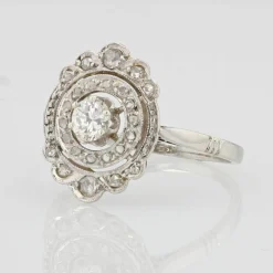 Bague ancienne diamants art déco