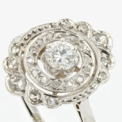 Bague ancienne diamants art déco